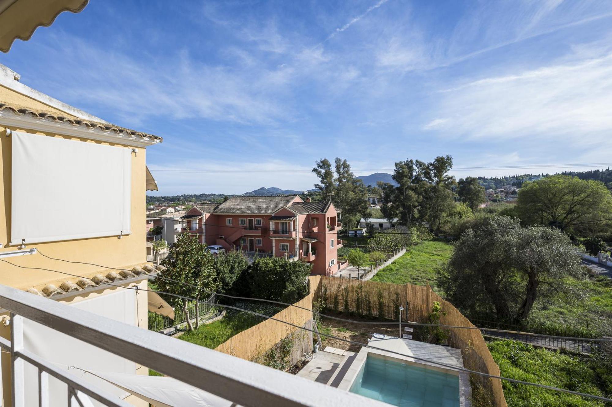 Villa Nina With Private Plunge Pool, 5Km To Corfu Town Bagian luar foto